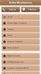 Mobile Screenshot of drakemouthpieces.com